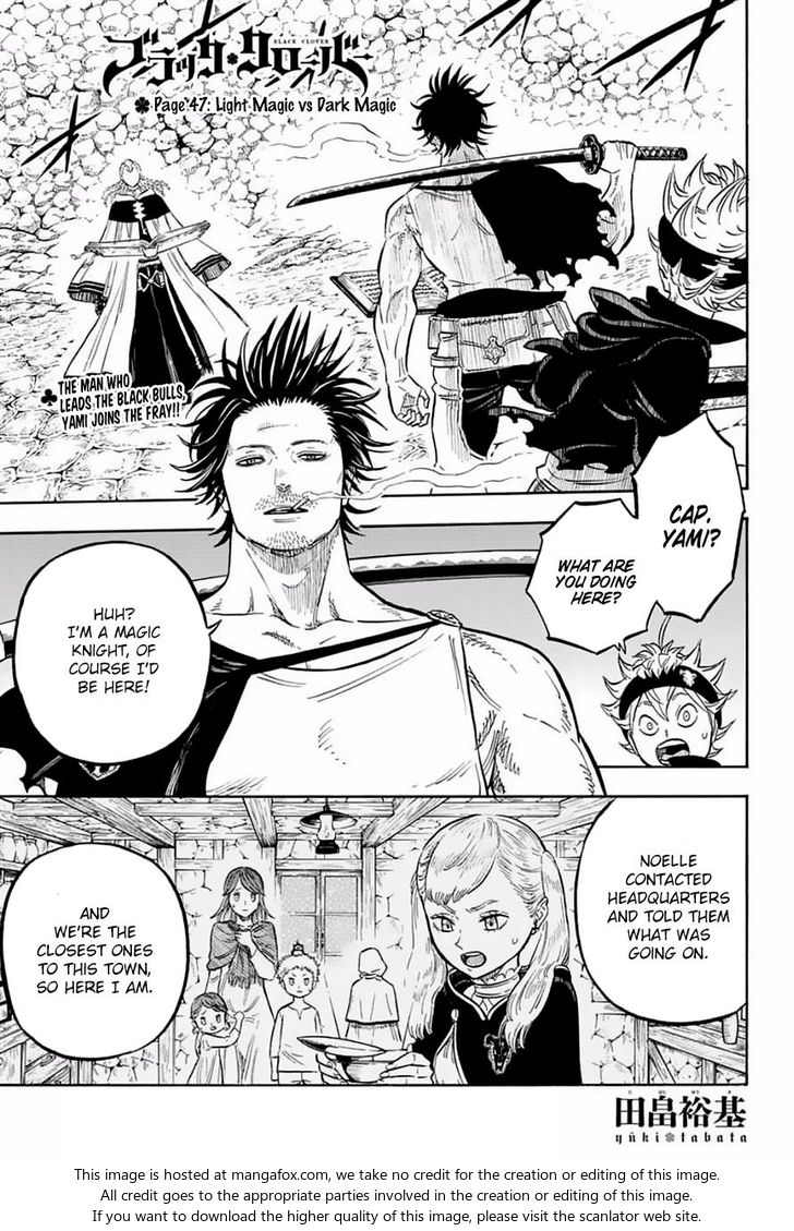 Black Clover Vol.06 Chapter 047 page 1