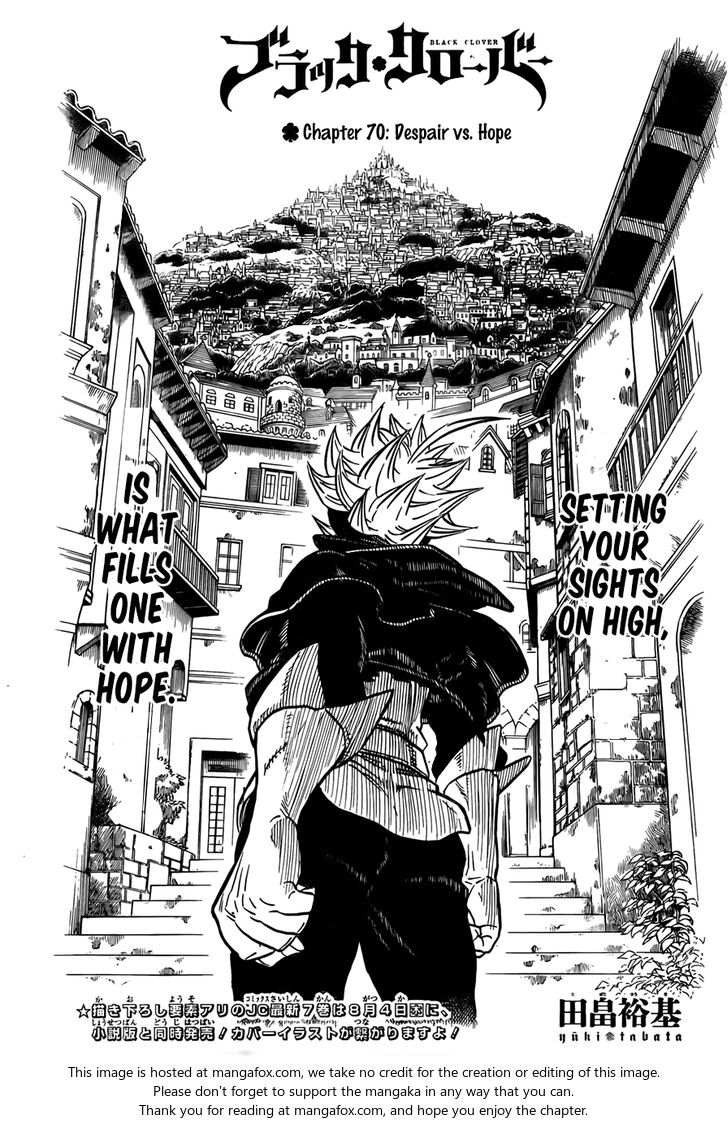 Black Clover Vol.08 Chapter 070 page 2