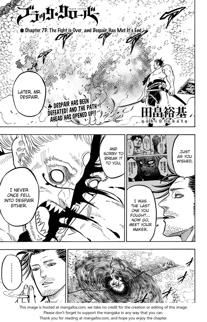 Black Clover Vol.09 Chapter 073 page 2
