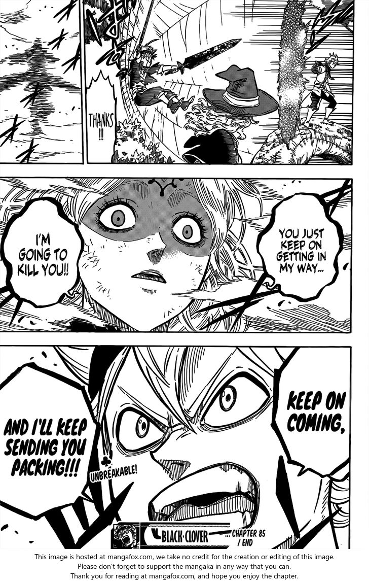 Black Clover Vol.10 Chapter 085 page 18