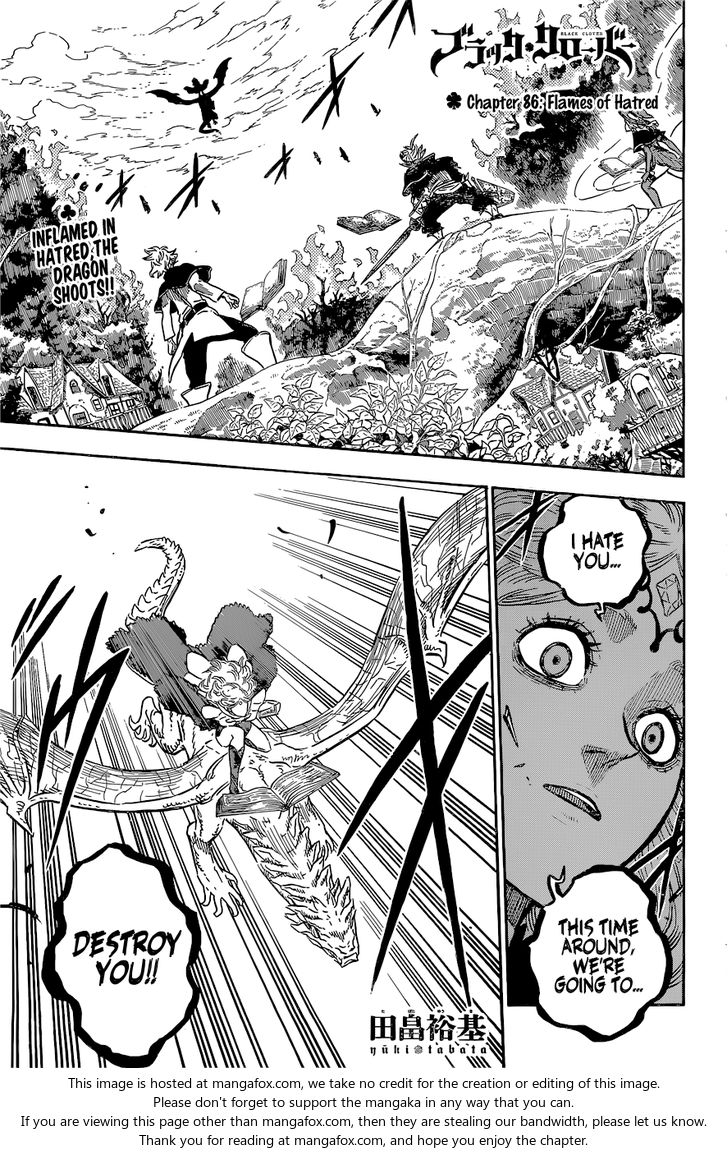 Black Clover Vol.10 Chapter 086 page 1