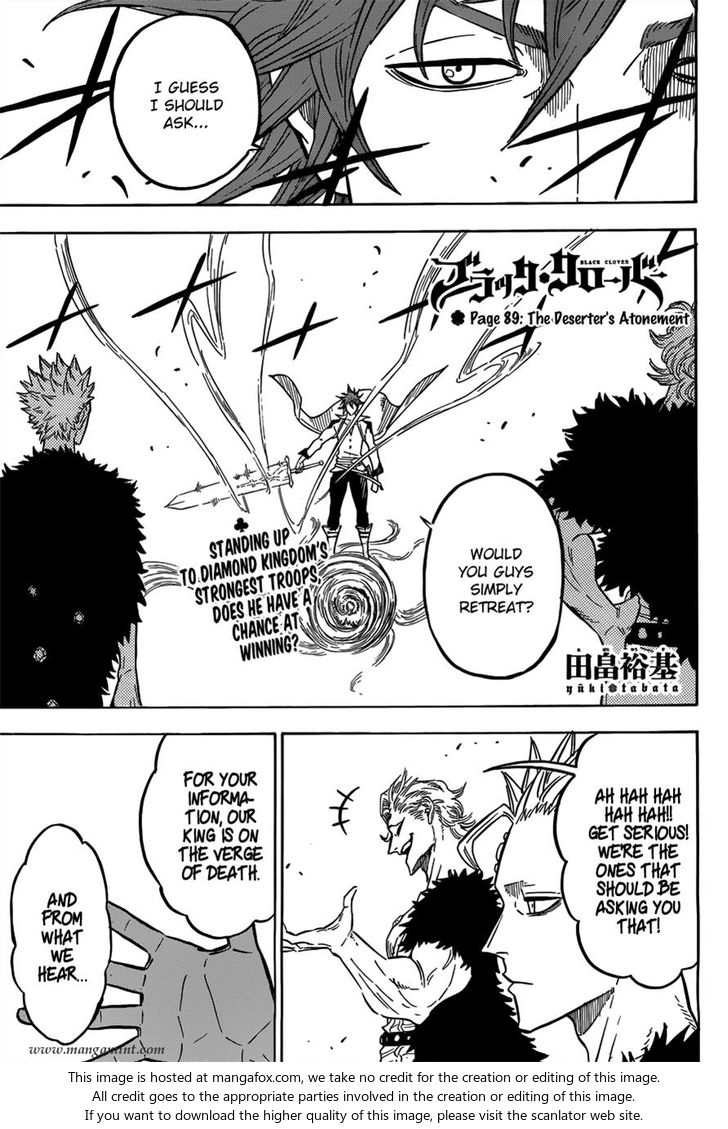Black Clover Vol.10 Chapter 089 page 1