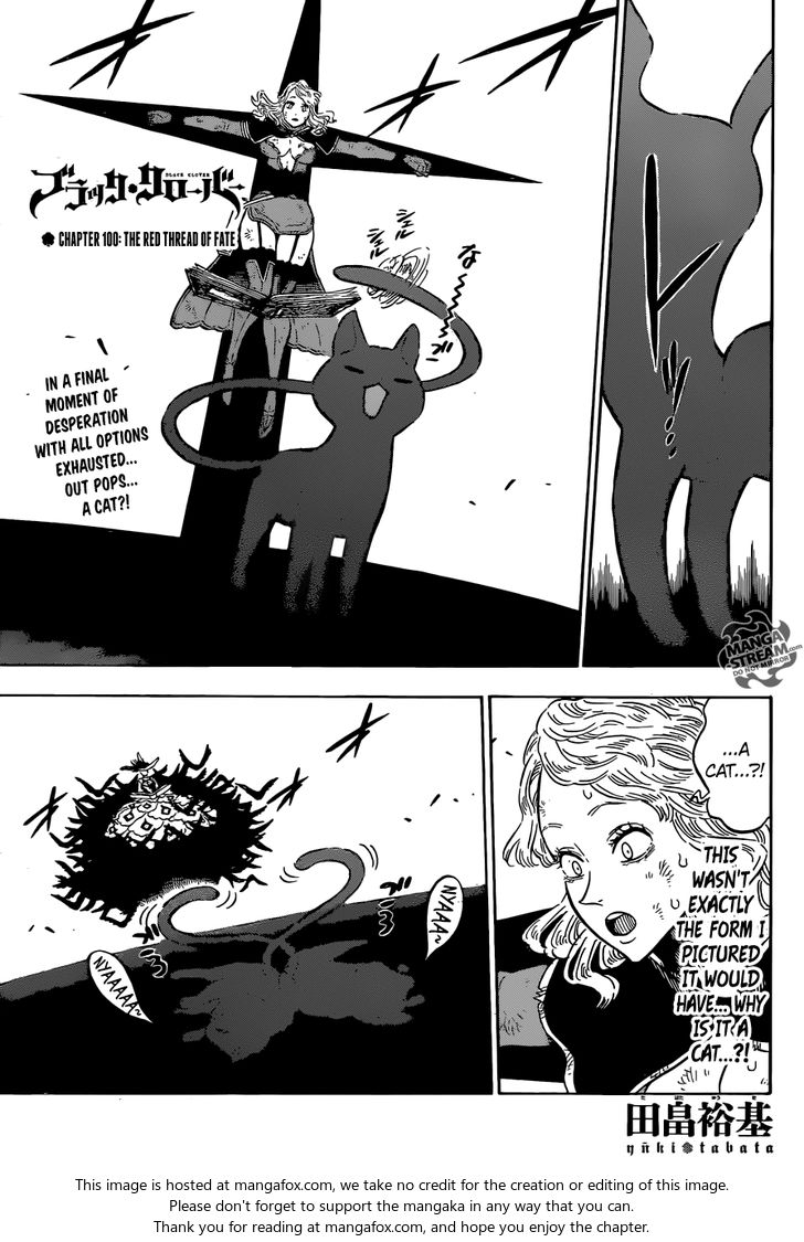 Black Clover Vol.TBD Chapter 100 page 1
