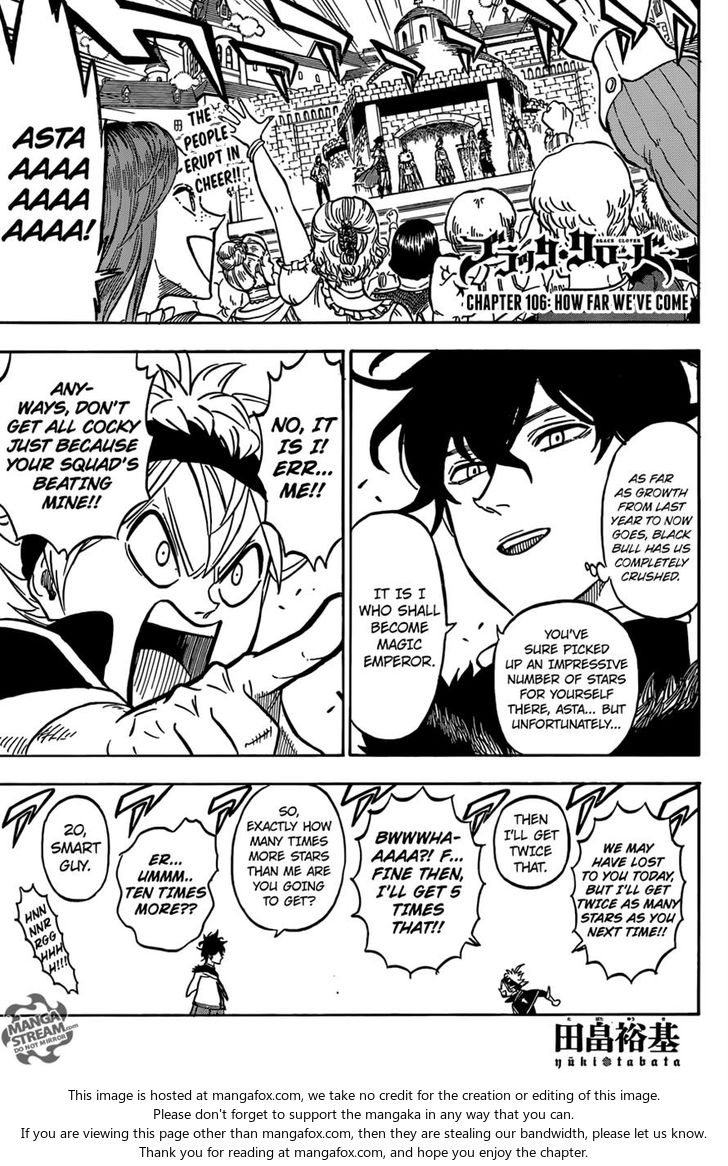 Black Clover Vol.TBD Chapter 106 page 1