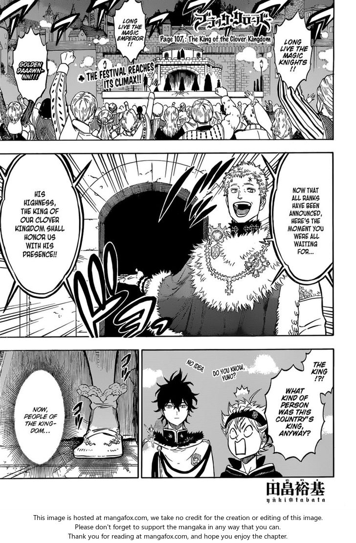 Black Clover Vol.TBD Chapter 107 page 1