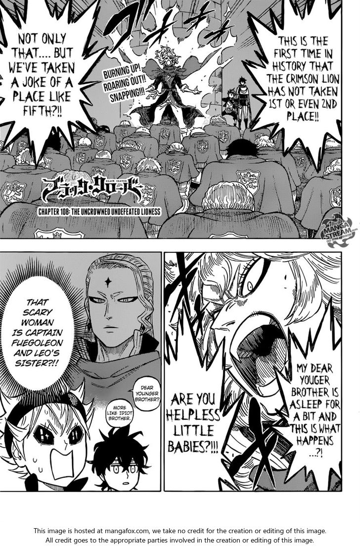 Black Clover Vol.TBD Chapter 108 page 1