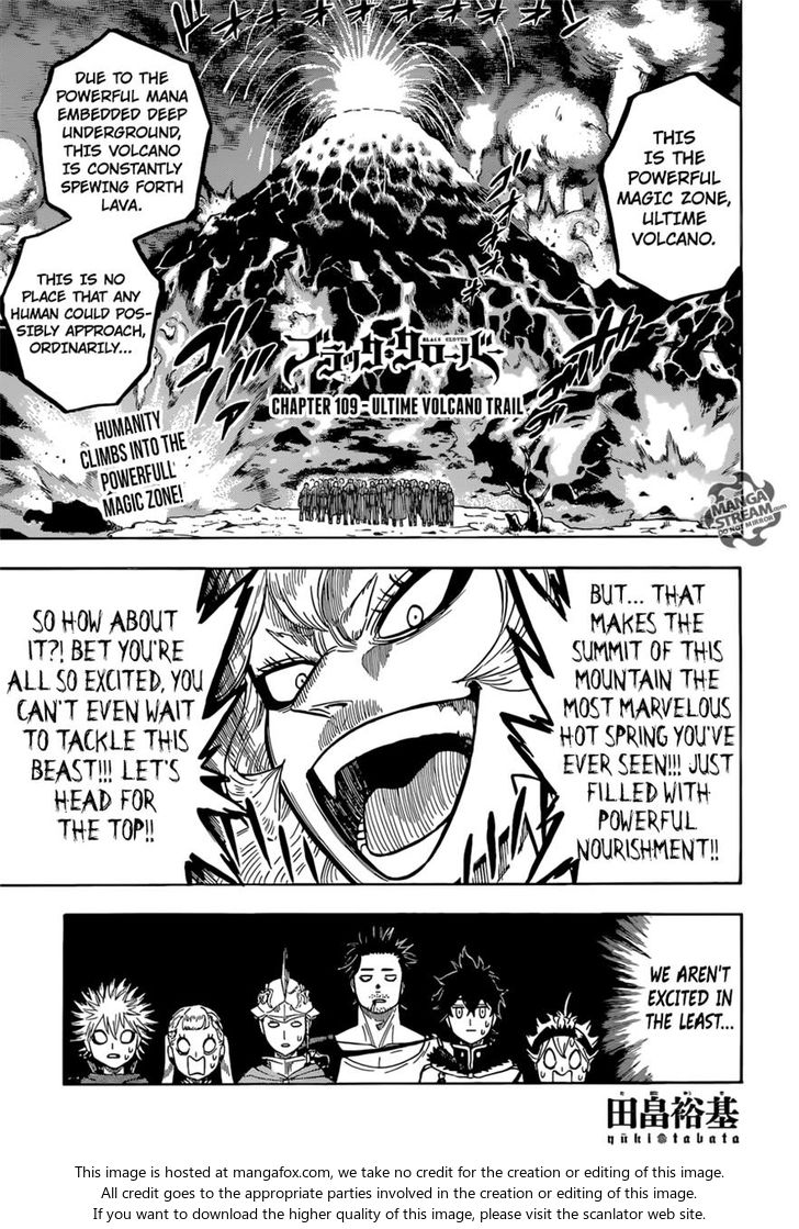 Black Clover Vol.TBD Chapter 109 page 1