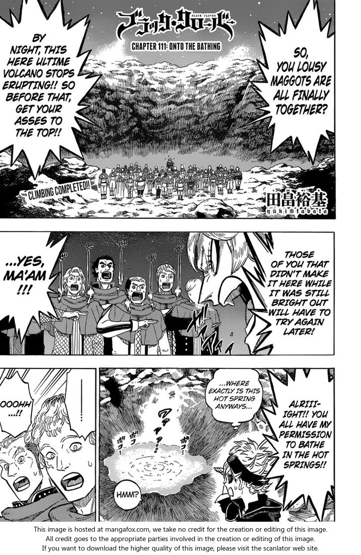 Black Clover Vol.TBD Chapter 111 page 1