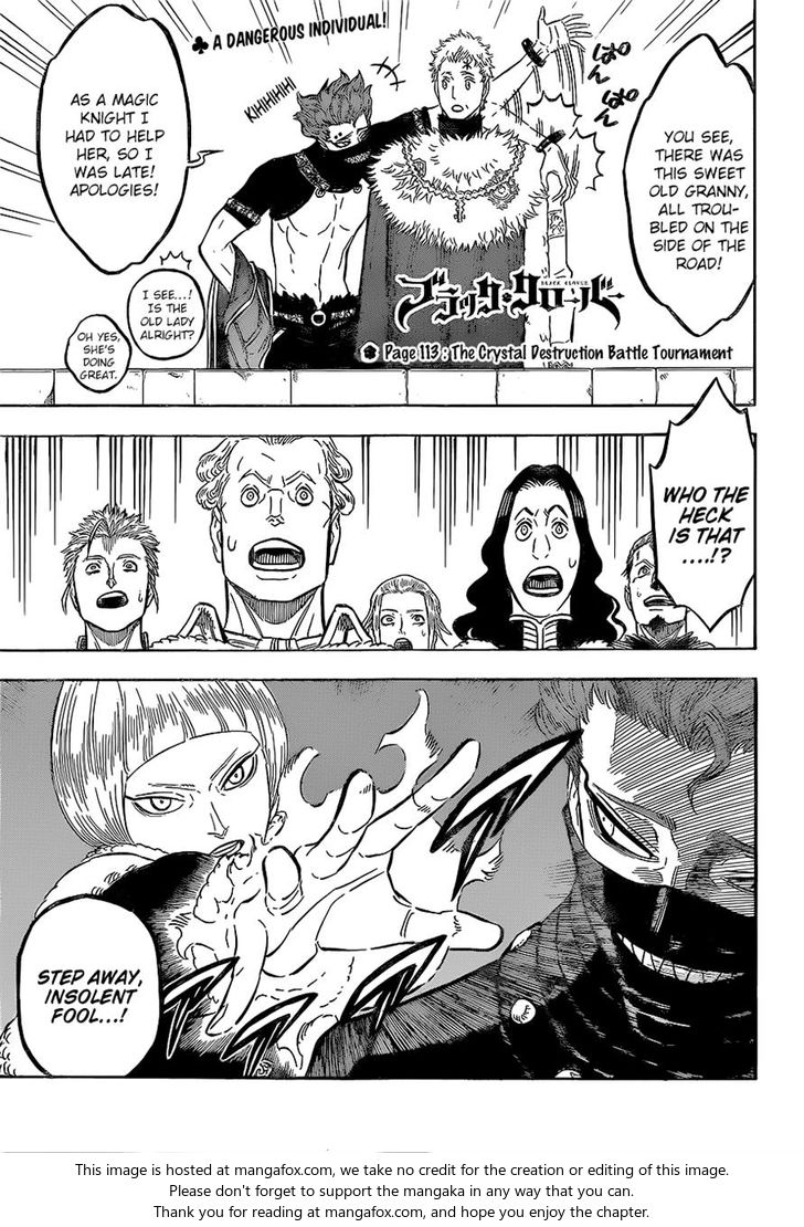 Black Clover Vol.TBD Chapter 113 page 1
