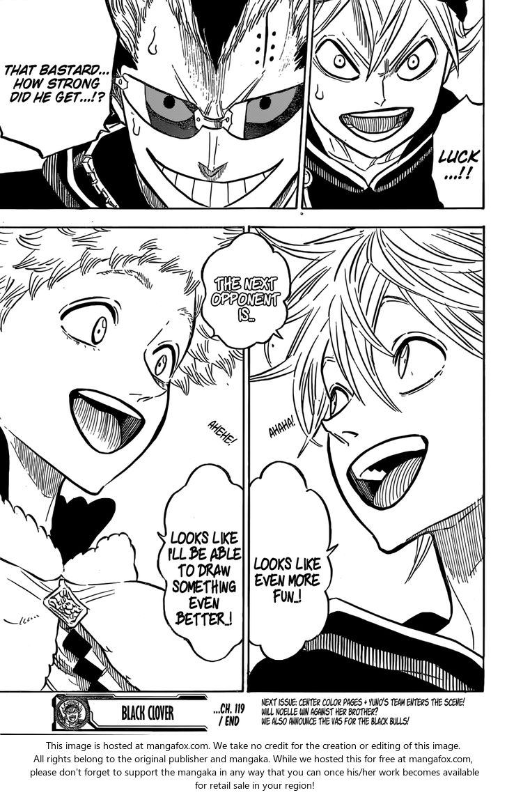 Black Clover Vol.TBD Chapter 119 page 17