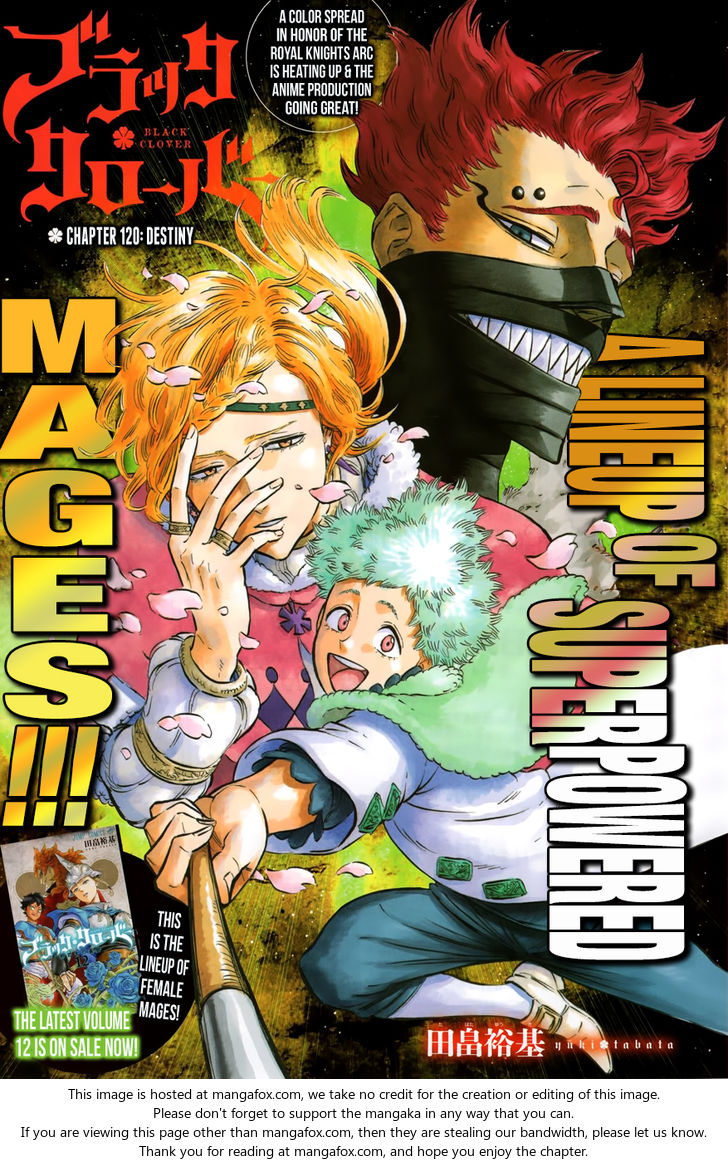 Black Clover Vol.TBD Chapter 120 page 1