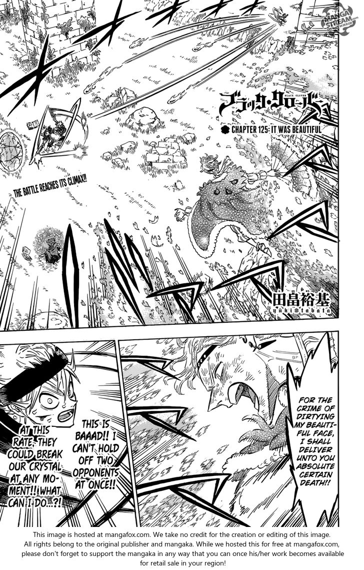 Black Clover Vol.TBD Chapter 125 page 1