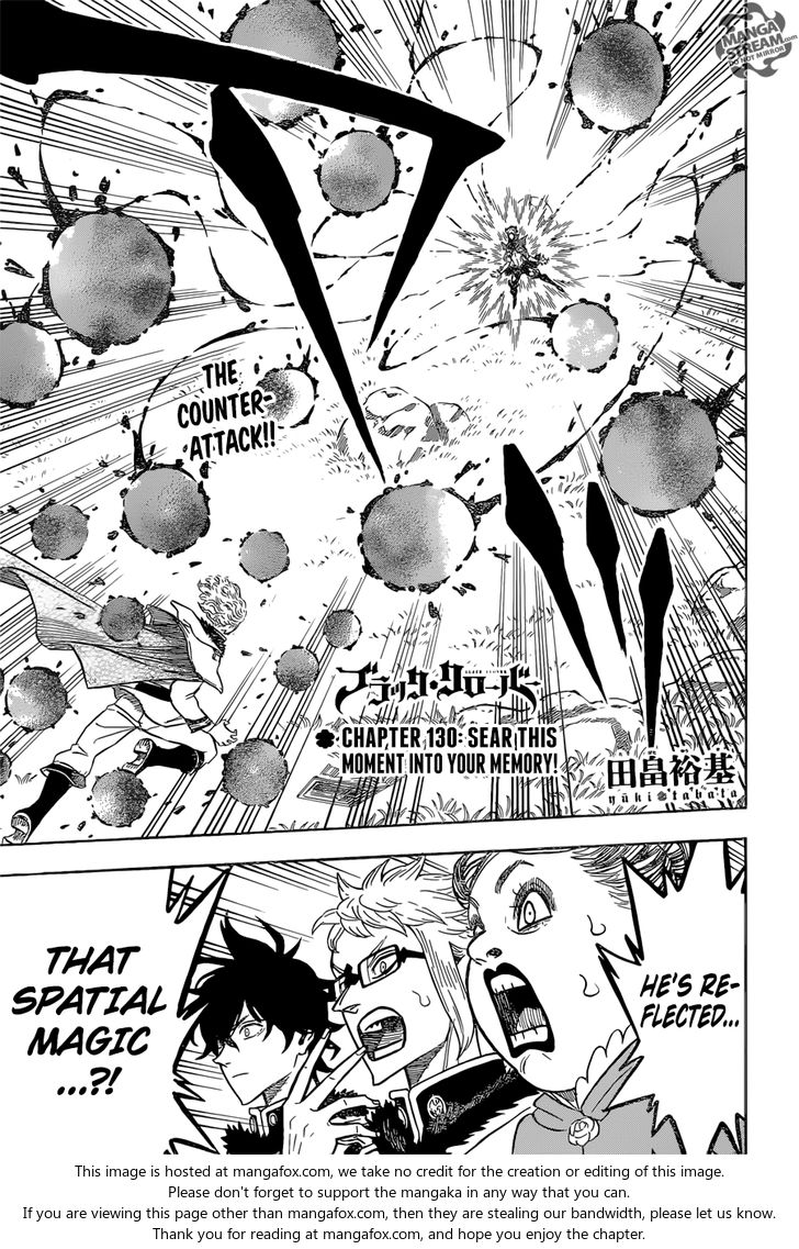 Black Clover Vol.TBD Chapter 130 page 1