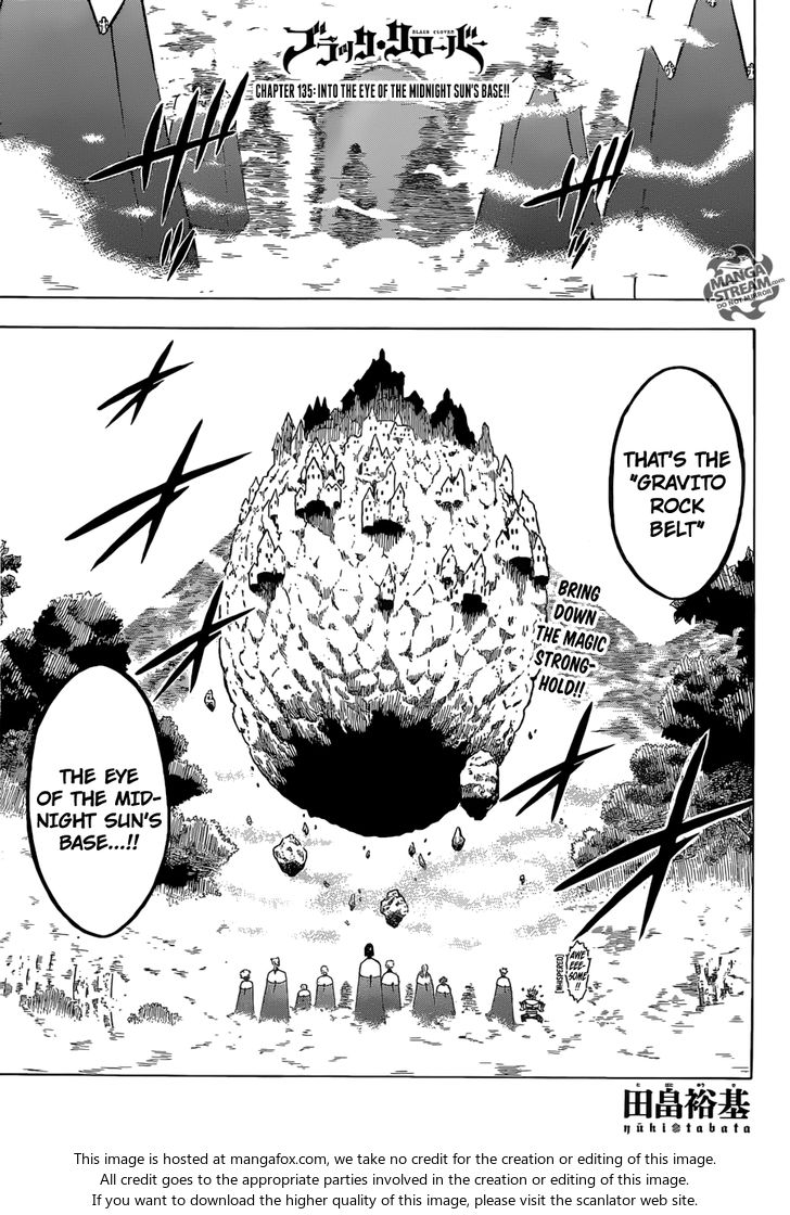 Black Clover Vol.TBD Chapter 135 page 1