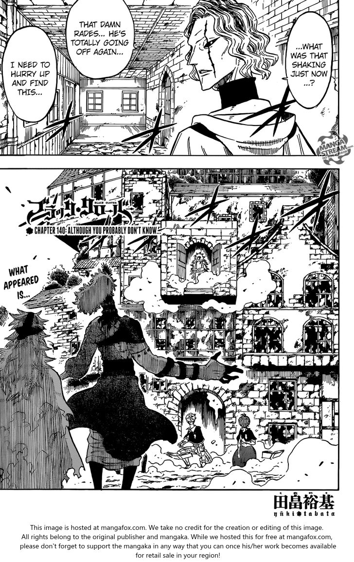 Black Clover Vol.TBD Chapter 140 page 1