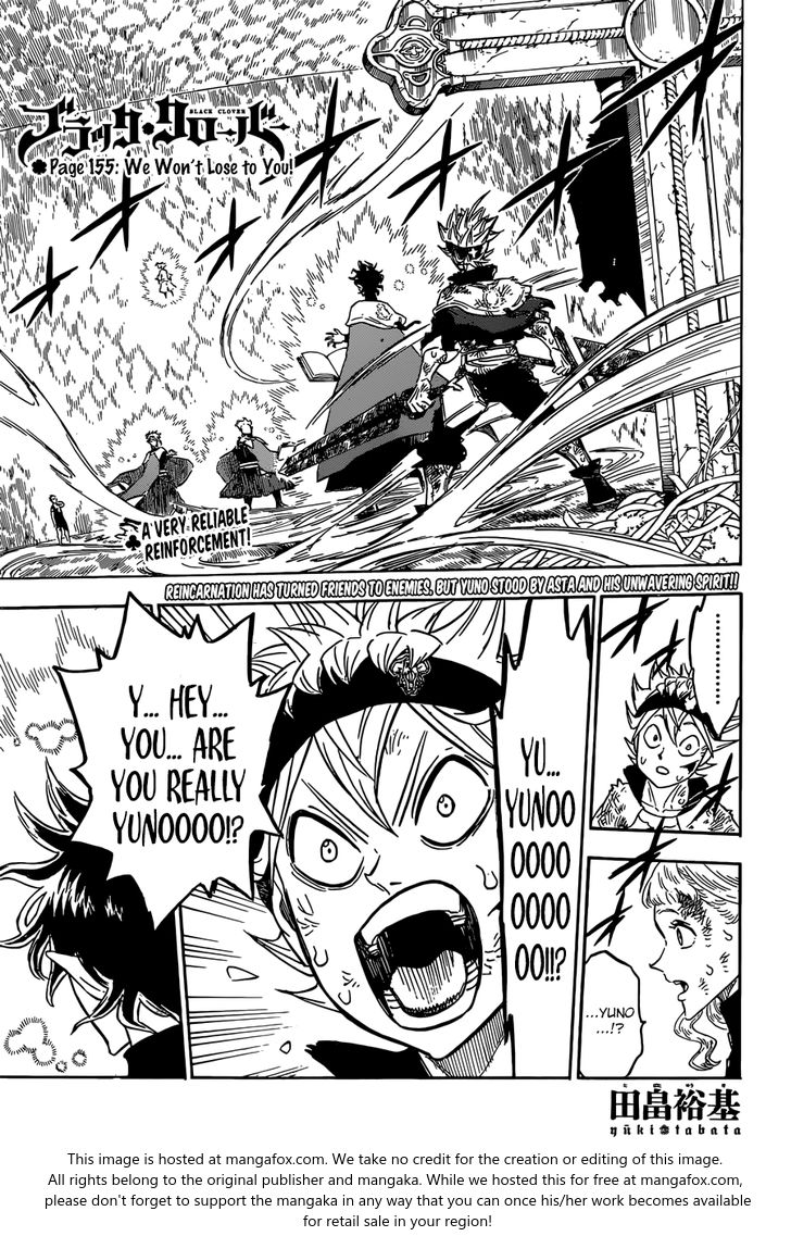 Black Clover Vol.TBD Chapter 155 page 1