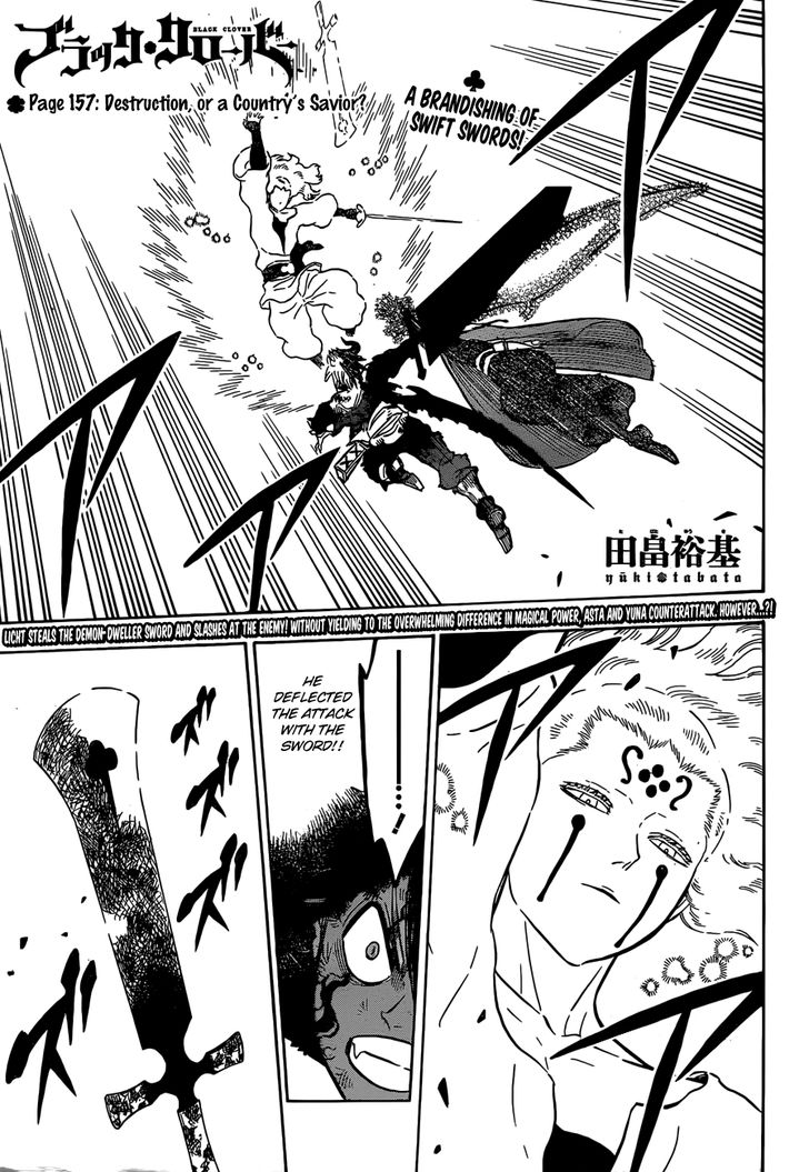 Black Clover Vol.TBD Chapter 157 page 1