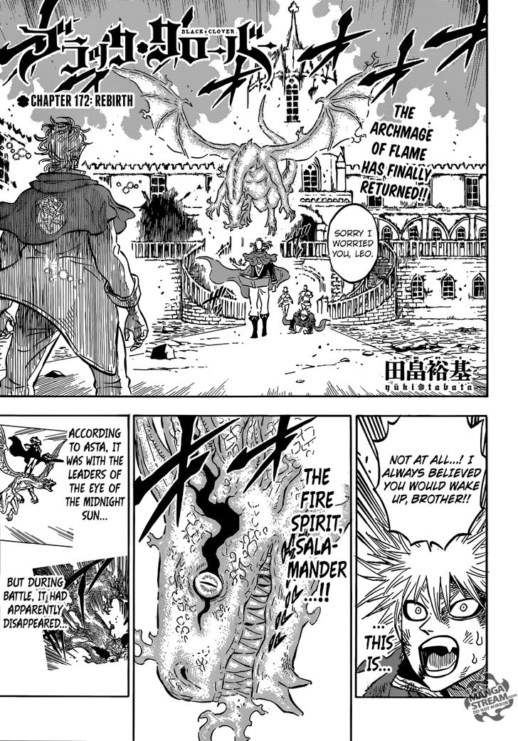 Black Clover Vol.TBD Chapter 172 page 1