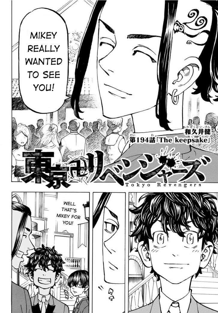 Tokyo Revengers Vol.15 Chapter 194 page 2