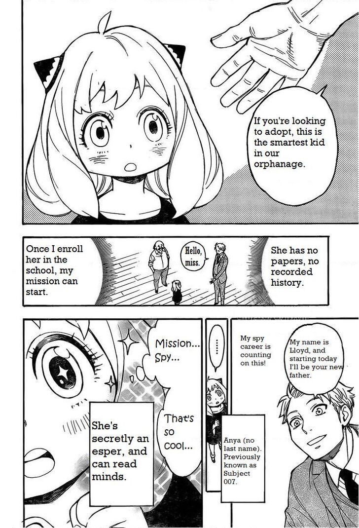 Spy X Family Chapter 001.1 page 4