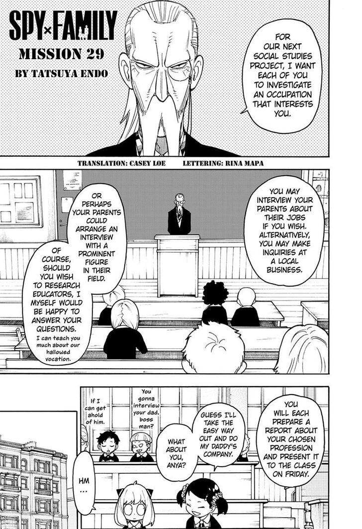 Spy X Family Chapter 029 page 1
