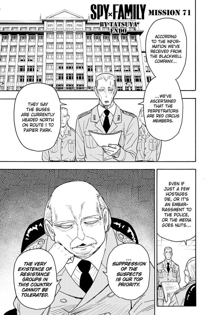Spy X Family Chapter 071 page 1
