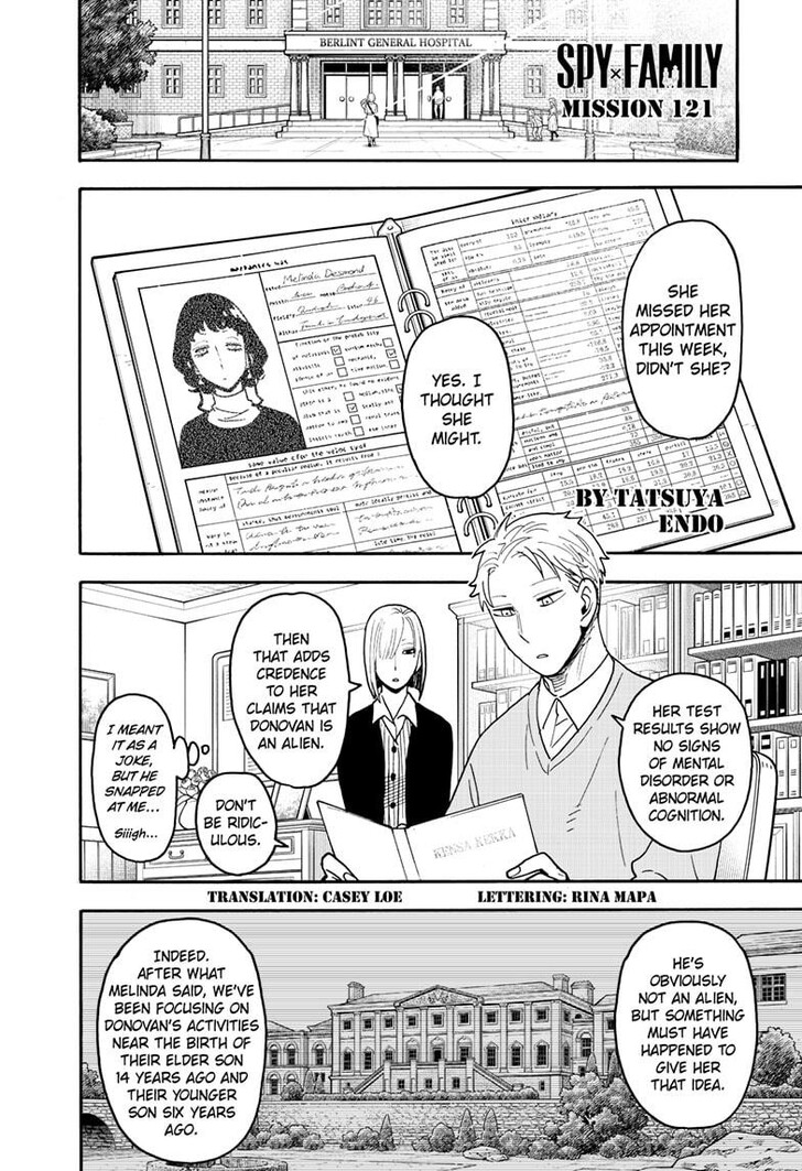 Spy X Family Chapter 121 page 2