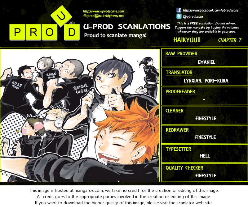 Haikyuu!! Vol.01 Chapter 007 page 1