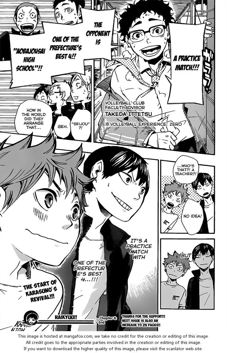 Haikyuu!! Vol.02 Chapter 009 page 21