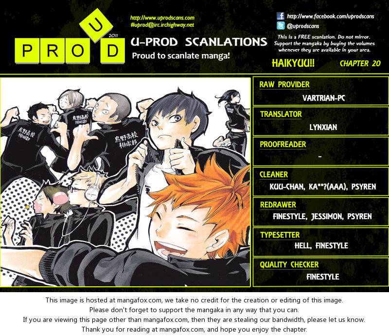 Haikyuu!! Vol.03 Chapter 020 page 1