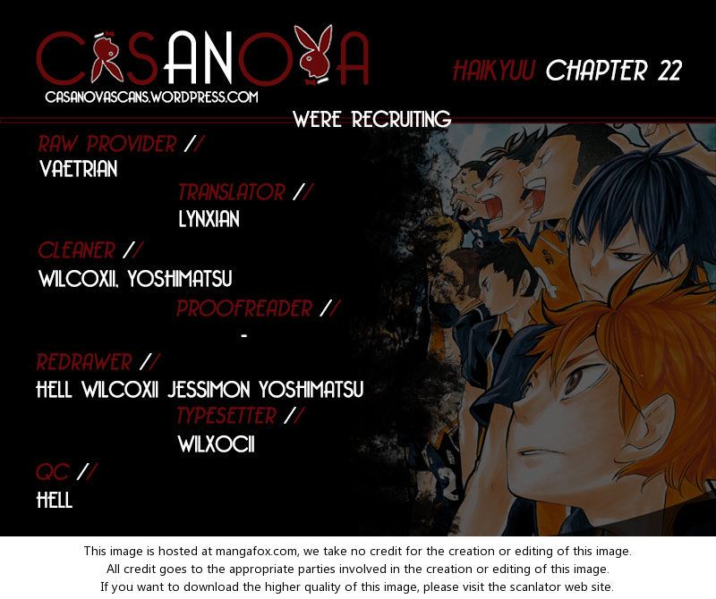 Haikyuu!! Vol.03 Chapter 022 page 2