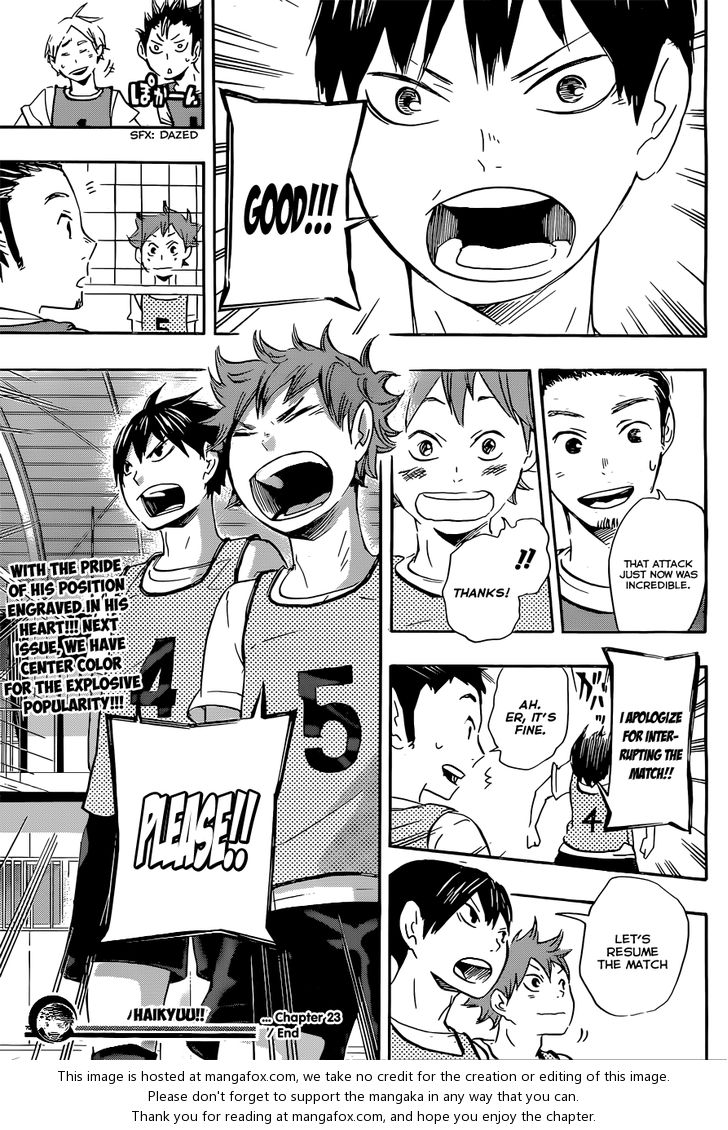 Haikyuu!! Vol.03 Chapter 023 page 18