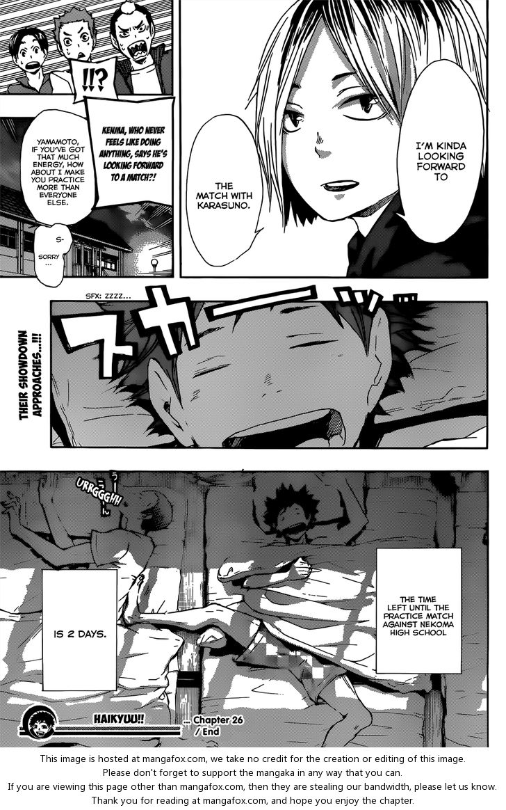 Haikyuu!! Vol.04 Chapter 026 page 20