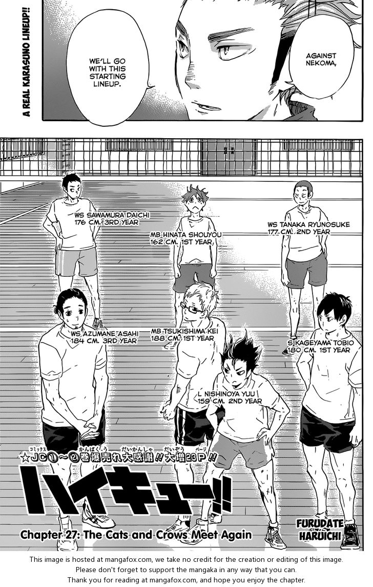 Haikyuu!! Vol.04 Chapter 027 page 2