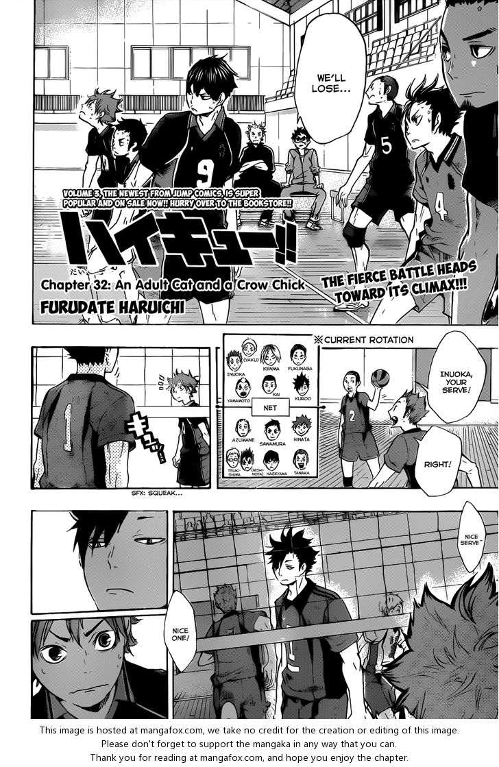 Haikyuu!! Vol.04 Chapter 032 page 5