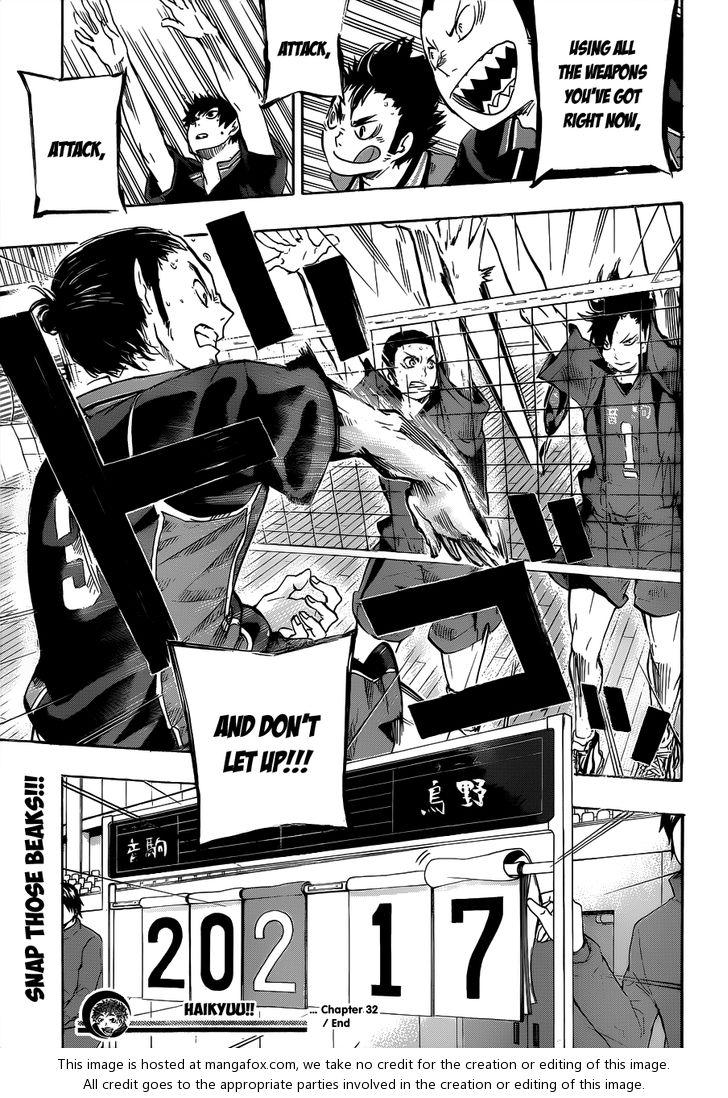 Haikyuu!! Vol.04 Chapter 032 page 22