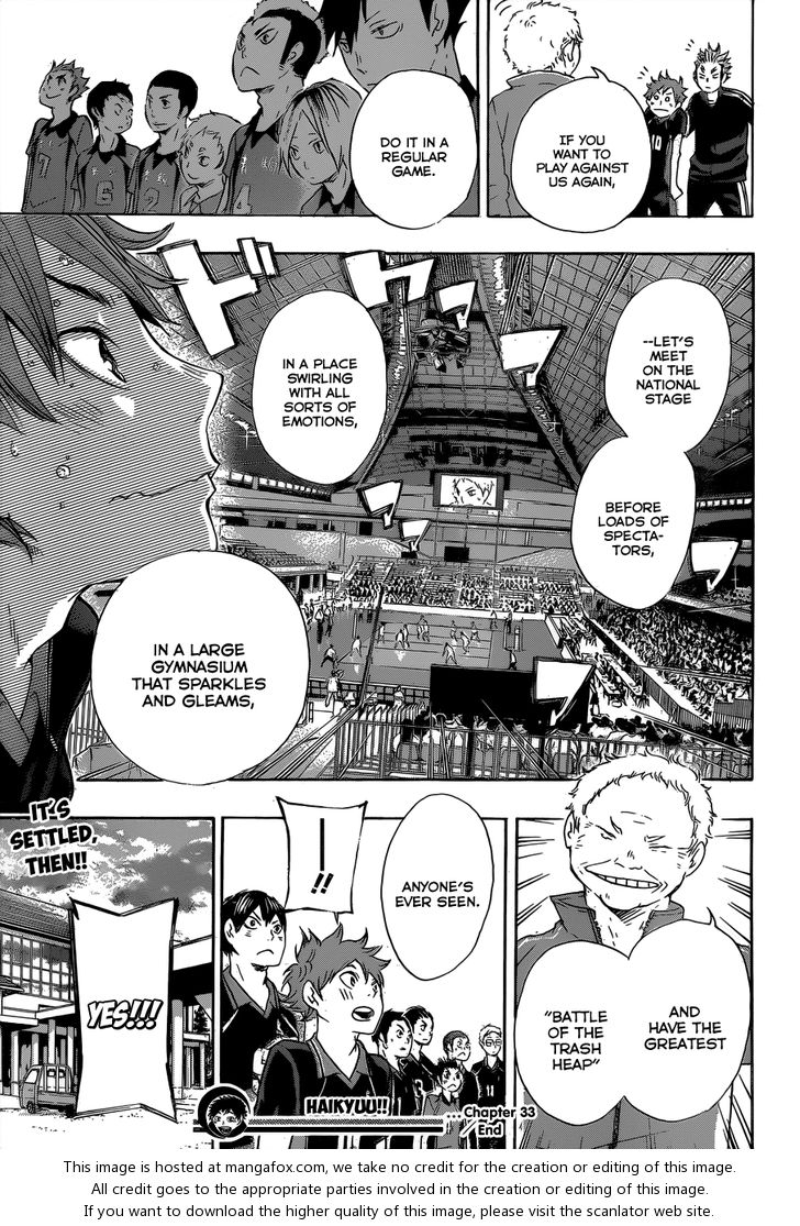 Haikyuu!! Vol.04 Chapter 033 page 18