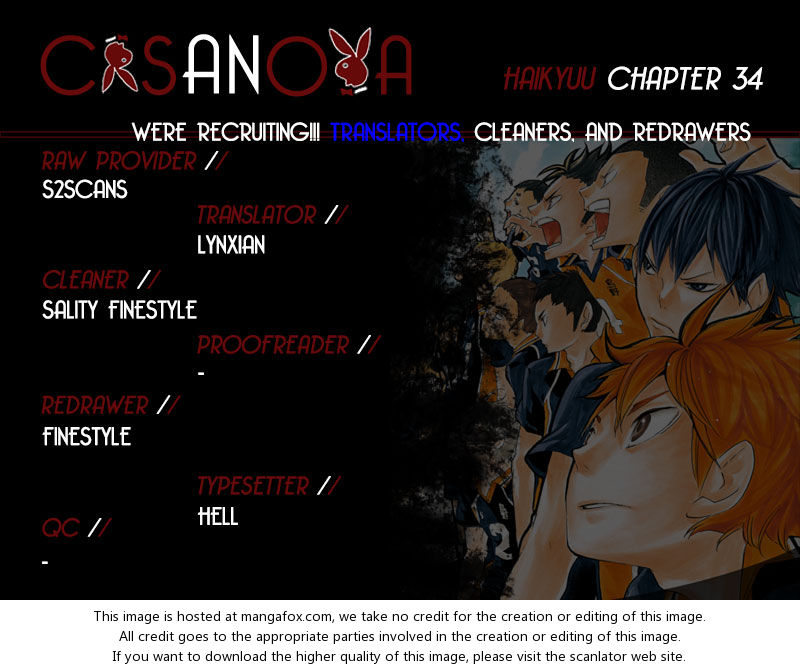 Haikyuu!! Vol.04 Chapter 034 page 2