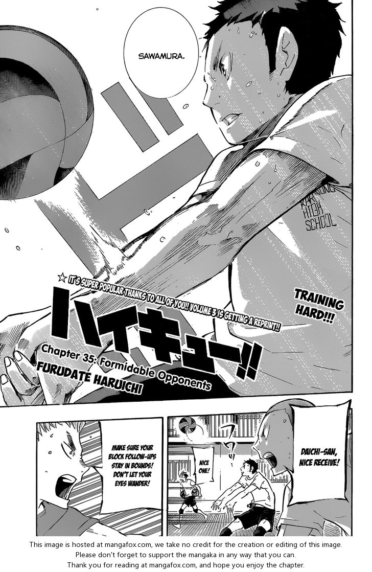 Haikyuu!! Vol.05 Chapter 035 page 6