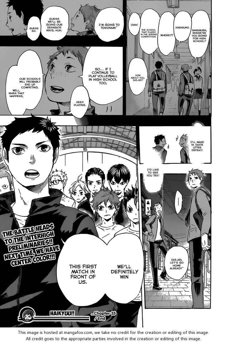 Haikyuu!! Vol.05 Chapter 035 page 22