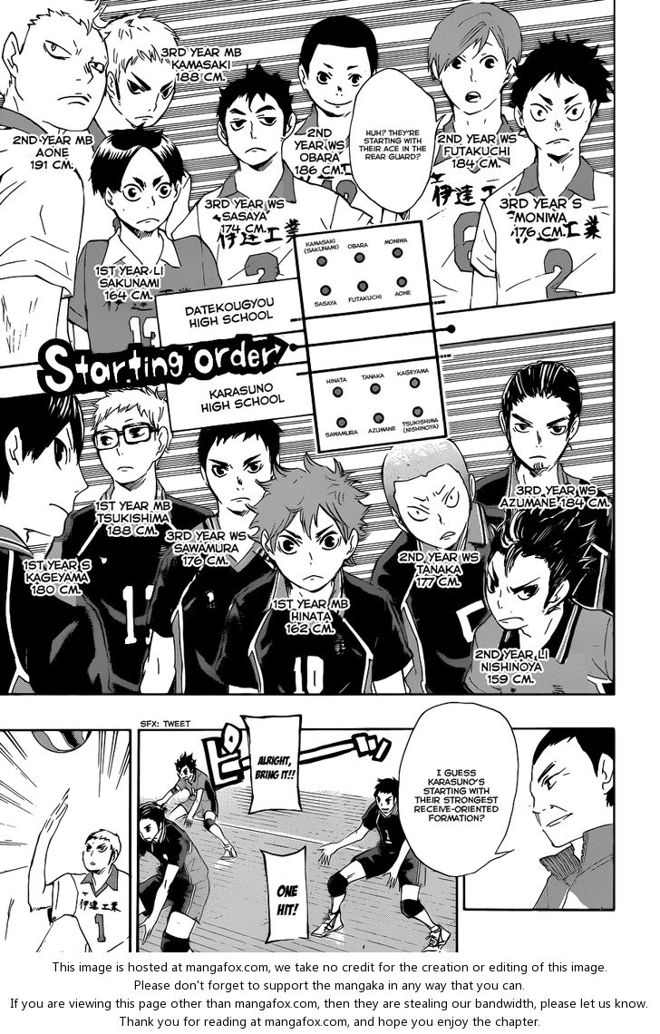 Haikyuu!! Vol.05 Chapter 042 page 5