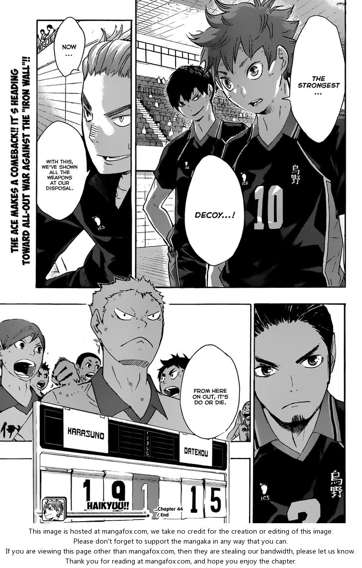 Haikyuu!! Vol.05 Chapter 044 page 20