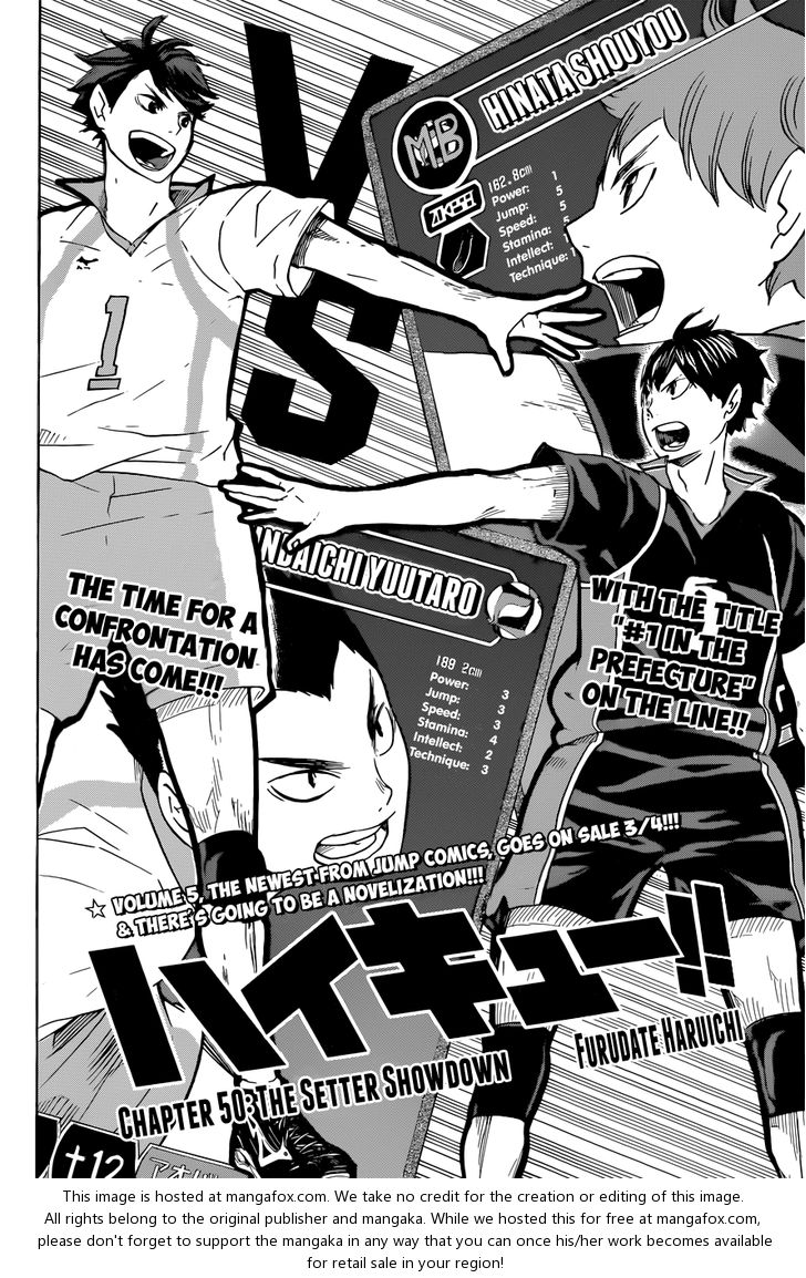 Haikyuu!! Vol.06 Chapter 050 page 5