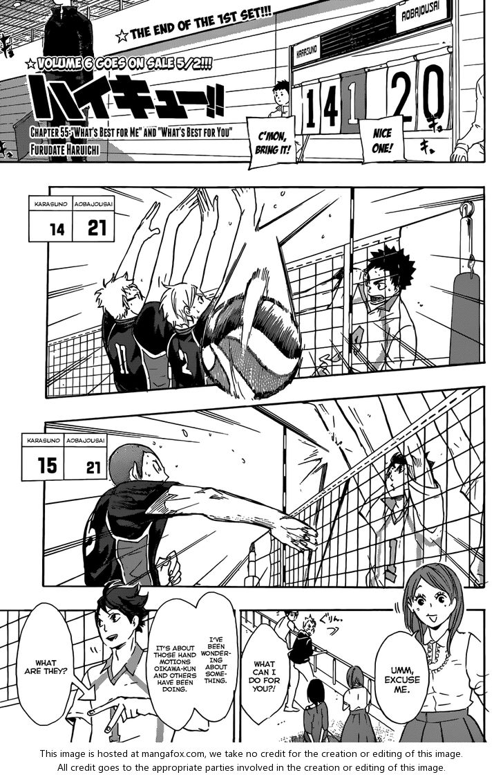 Haikyuu!! Vol.07 Chapter 055 page 2