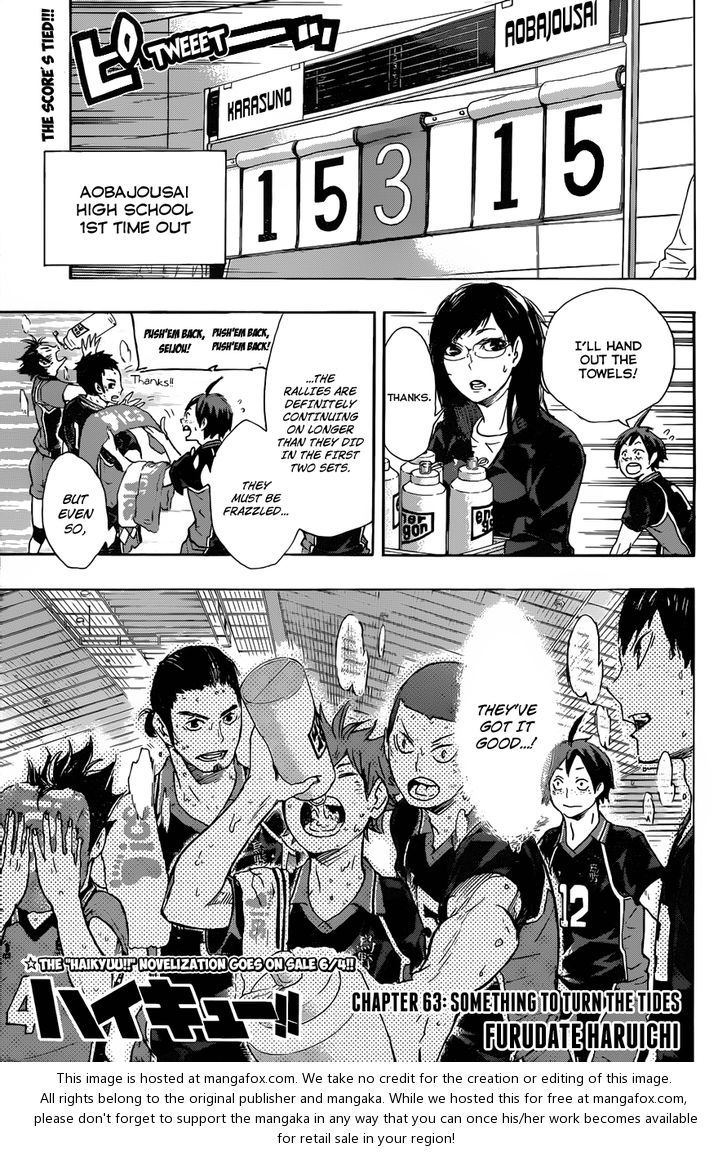Haikyuu!! Vol.08 Chapter 063 page 3