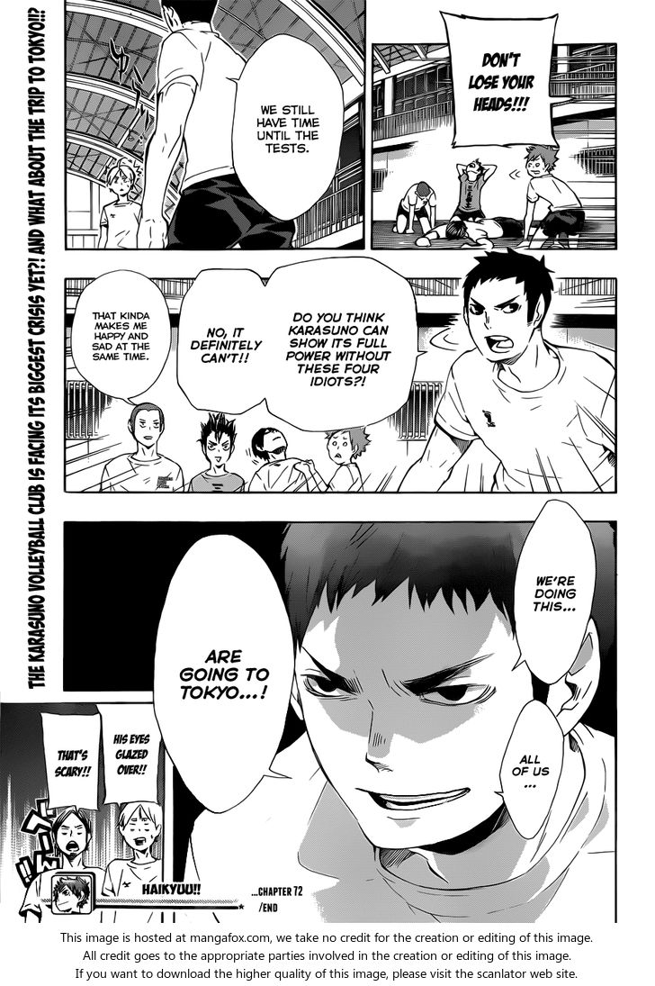Haikyuu!! Vol.09 Chapter 072 page 19