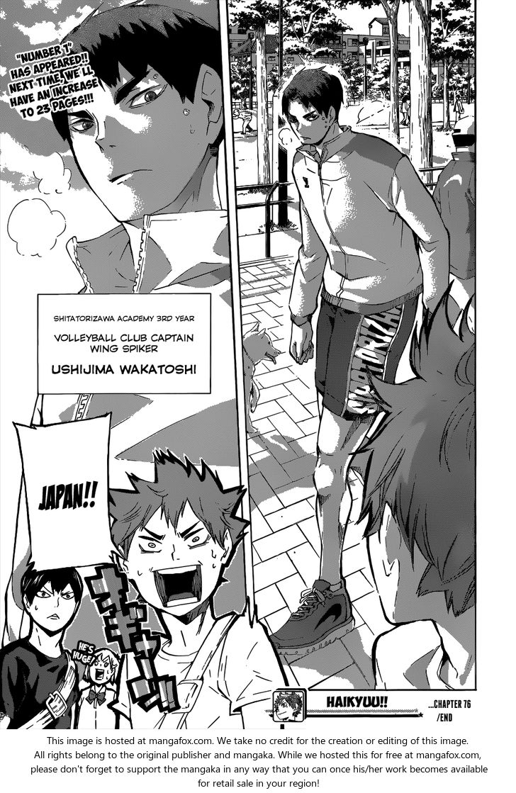Haikyuu!! Vol.09 Chapter 076 page 19