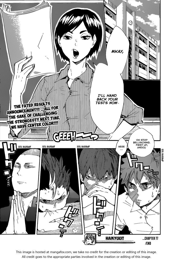 Haikyuu!! Vol.09 Chapter 077 page 21