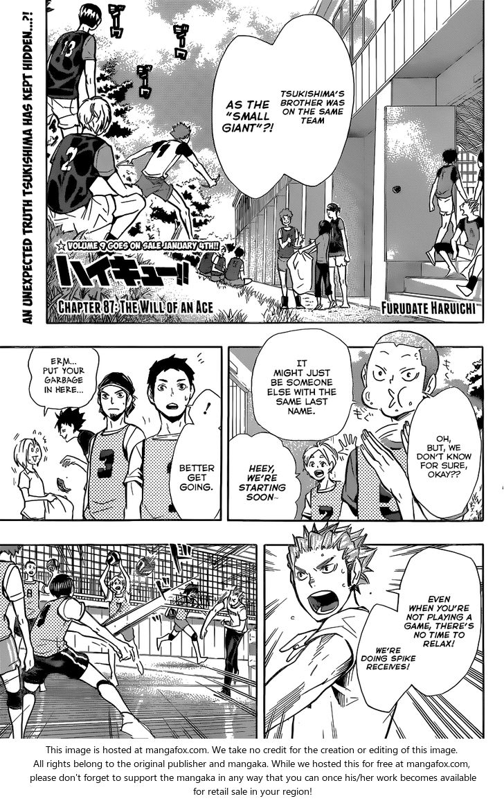 Haikyuu!! Vol.10 Chapter 087 page 2
