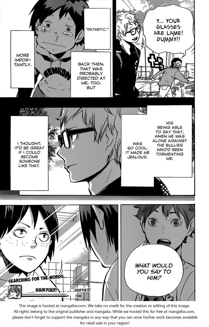 Haikyuu!! Vol.10 Chapter 087 page 19